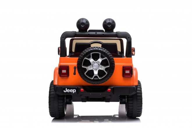 Dětské elektrické auto Jeep Wrangler Rubicon oranžové