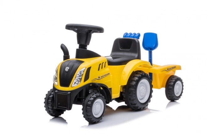 Jezdící traktor žlutý