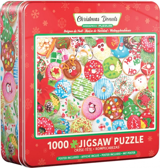 EUROGRAPHICS Puzzle Vánoční koblihy 1000 dílků
