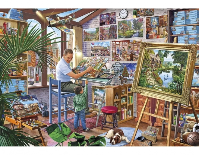Puzzle umělecké dílo – 2000 dílků GIBSONS