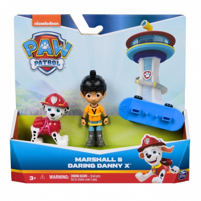Figurky Psi Patrol Marshall a Odvážný Danny X