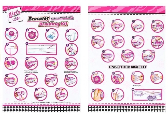 Kreativní sada na výrobu šperků – pestrobarevné provázky a náramky DIY