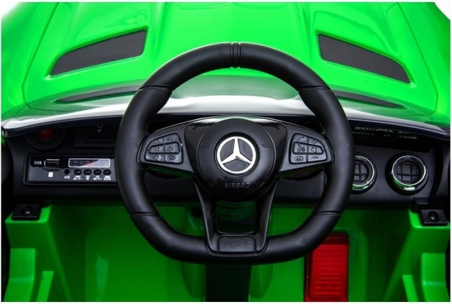 Dětské auto na baterii Mercedes GTR zelené