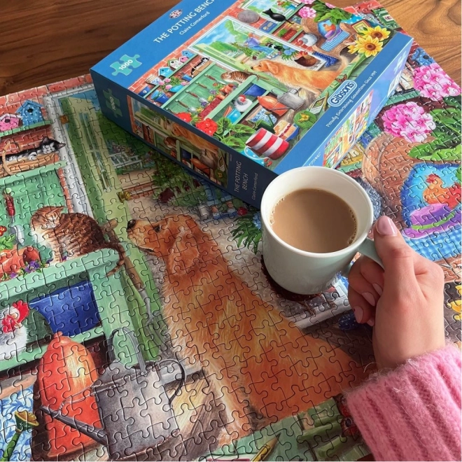 GIBSONS Puzzle Zahradní poličky 1000 dílků