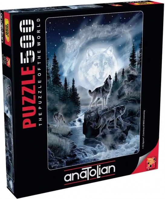 Puzzle Měsíční vlk 500 dílků
