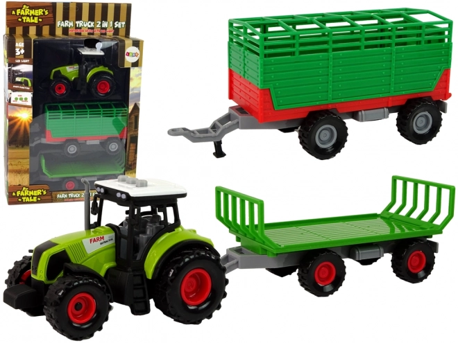 Traktor s přívěsem Farma