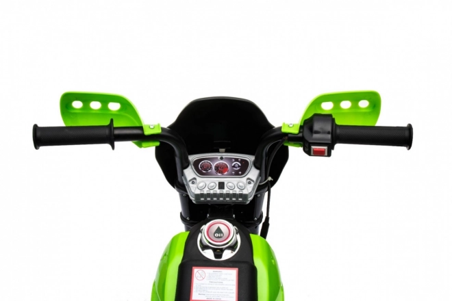 Dětské kolo Cross Battery vehicle Green + Assist wheels + LED sounds