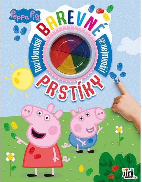 Barevné prstíky Peppa Pig