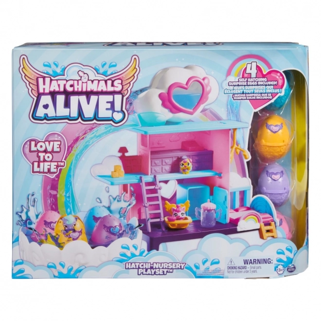 Hatchimals hrací sada Duhový svět líhnutí ve vodě