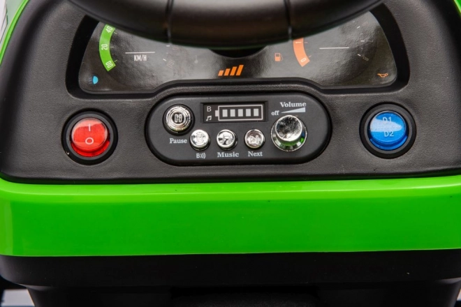 Bateriový traktor BBH-030 zelený