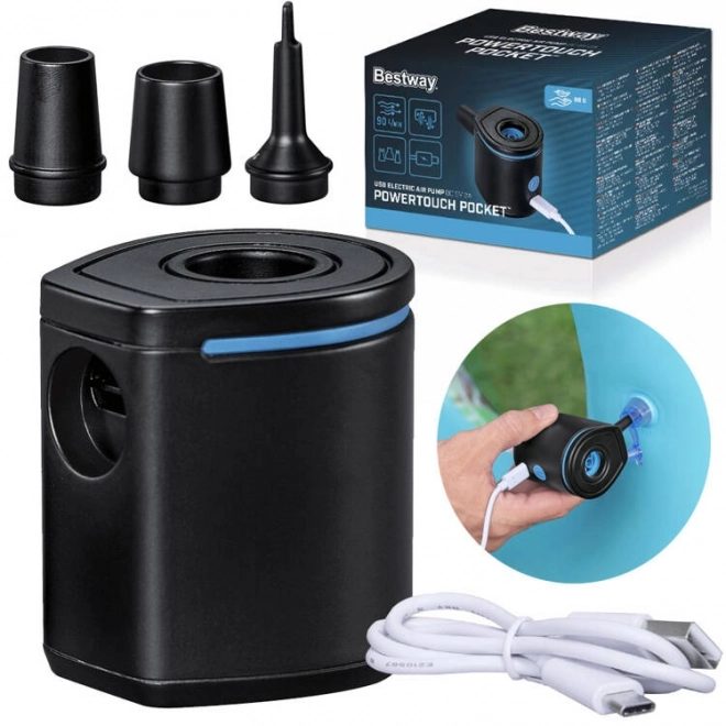 Bestway PowerTouch kapesní USB vzduchová pumpa