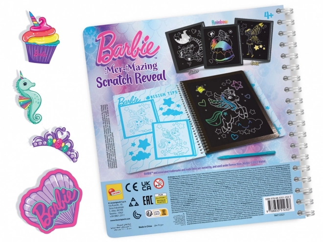 Zdrapávací sešit Barbie mer - úžasné odhalení