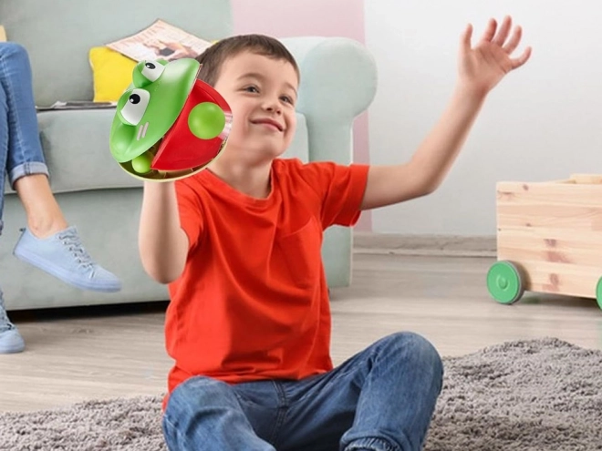 Sportovní sada - dovednostní hra Katapult Žába s 4 míčky