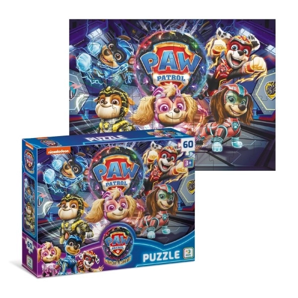 Puzzle Tlapková Patrola 60 Dílů