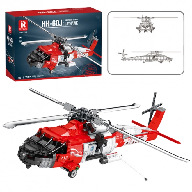 Stavebnice záchranný vrtulník Jayhawk HH-60J