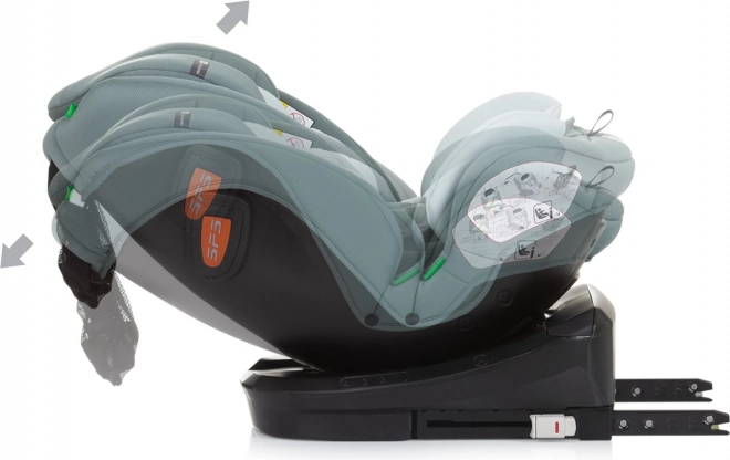Autosedačka Chipolino Volare i-Size Pastelově Zelená 40-150 cm Isofix 360°