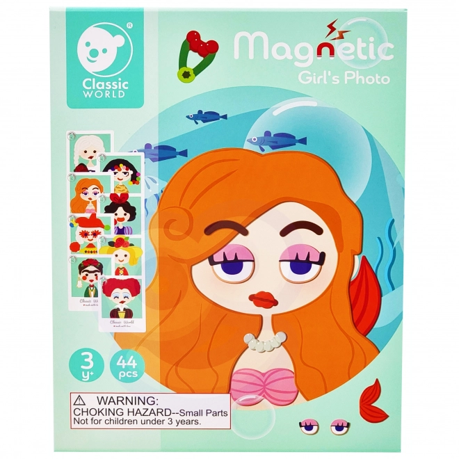 Magnetická skládačka Princezna