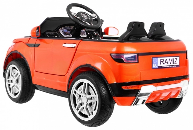 Elektrické autíčko sportovní Rapid Racer oranžové