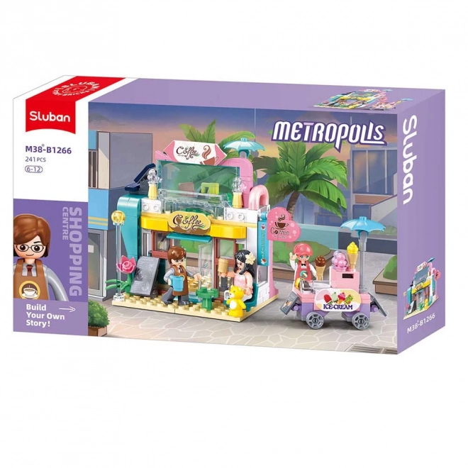 Sluban Metropolis kavárna a zmrzlinový vozík