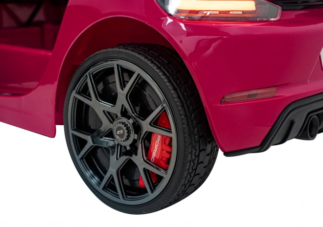 Dětský elektrický vůz Porsche 718 lakovaný – Růžový
