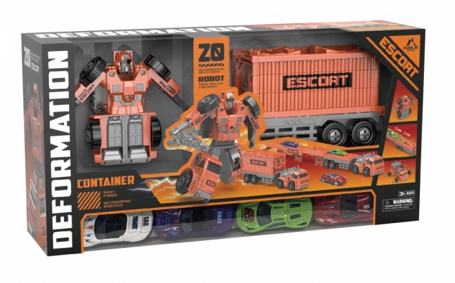 Transformer kamion kontejnerový vůz - robot