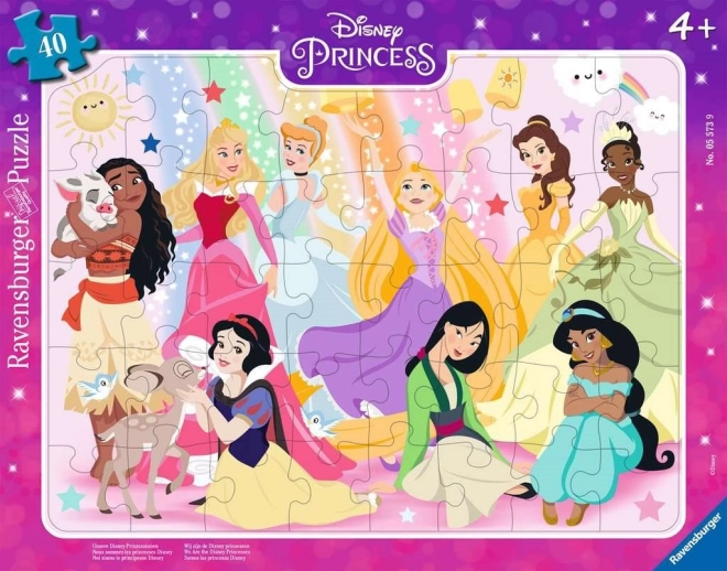 Puzzle Disney Princezny 40 dílků
