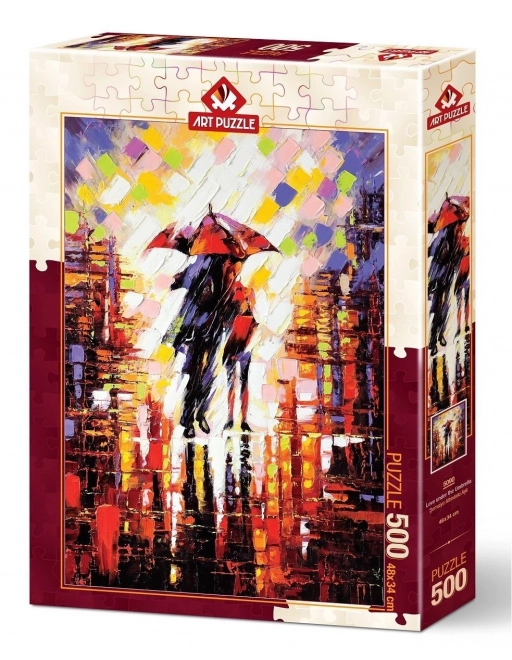 ART PUZZLE Puzzle Láska pod deštníkem 500 dílků