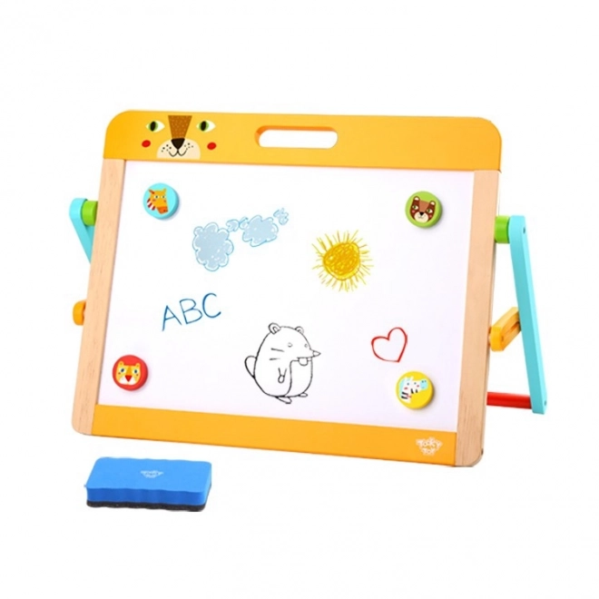Dětská magnetická a křídová tabule 2v1 Tooky Toy