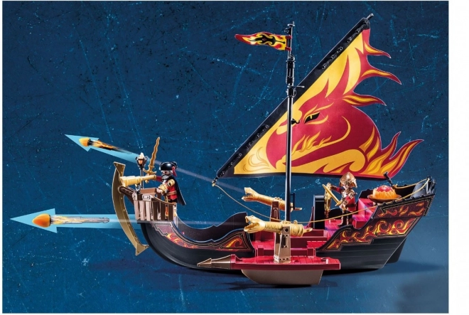 Playmobil loď Ohňových nájezdníků