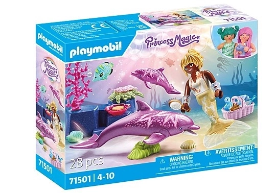 Princess Magic 71501 Sada figurek mořské panny s delfíny