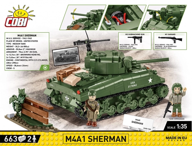 Stavebnice M4A1 Sherman