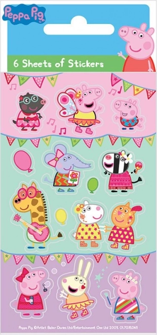Samolepky Prasátko Peppa karneval