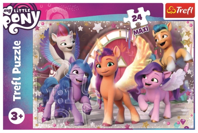 Puzzle Maxi 24 Radost z Pony filmů