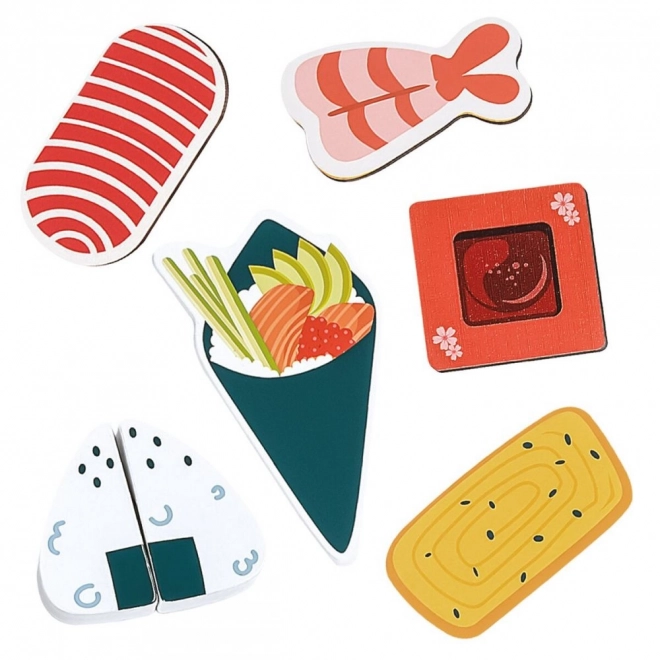 Dřevěné 3D puzzle Sushi bar od Bino