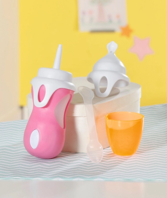 Interaktivní lahvička a lžička pro panenky BABY Born