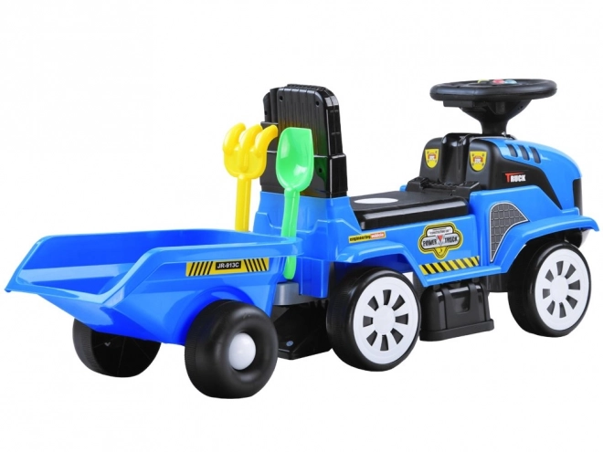 Jeździk Traktor s Přívěsem – Červená