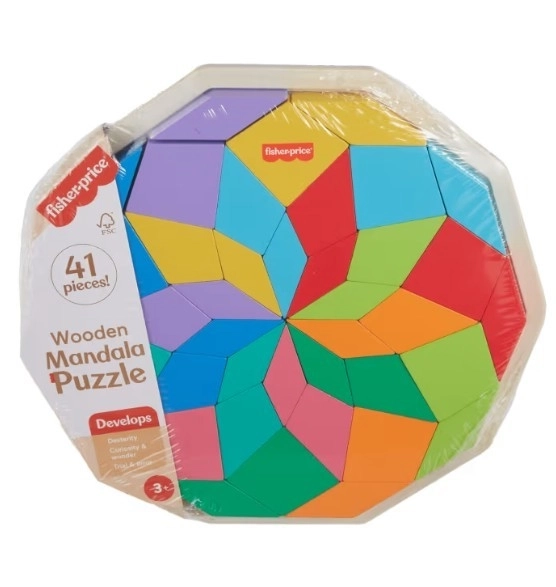 Dřevěné puzzle Mandala Fisher-Price