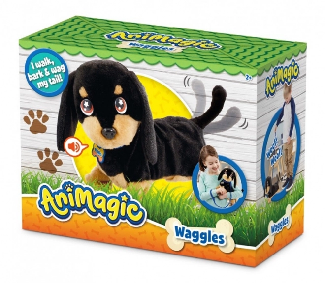 AniMagic interaktivní maskot pes Waggles box