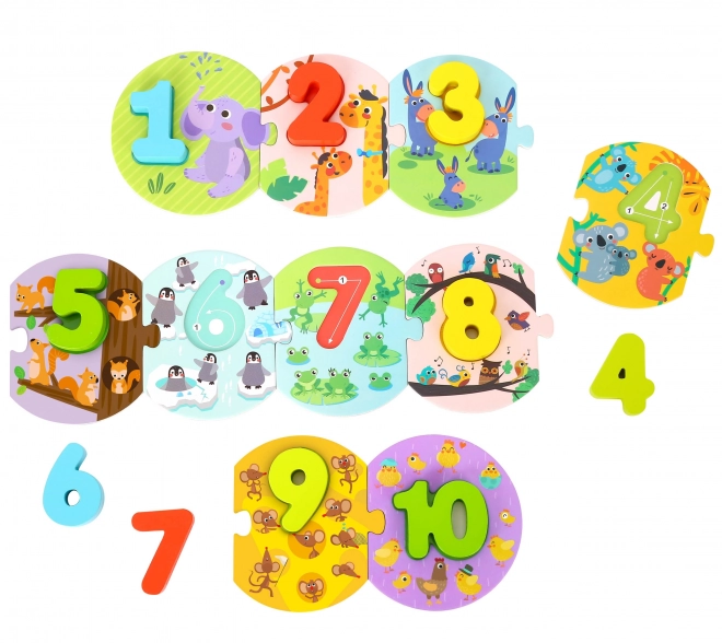Edukativní puzzle Montessori Tooky Toy