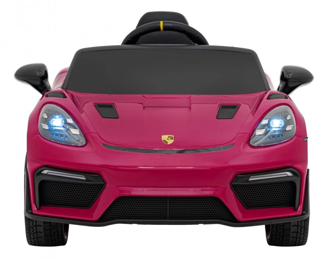 Dětský elektrický vůz Porsche 718 lakovaný – Růžový