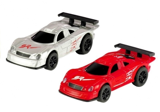 Závodní dráha Slot Cars s auty a ovladači