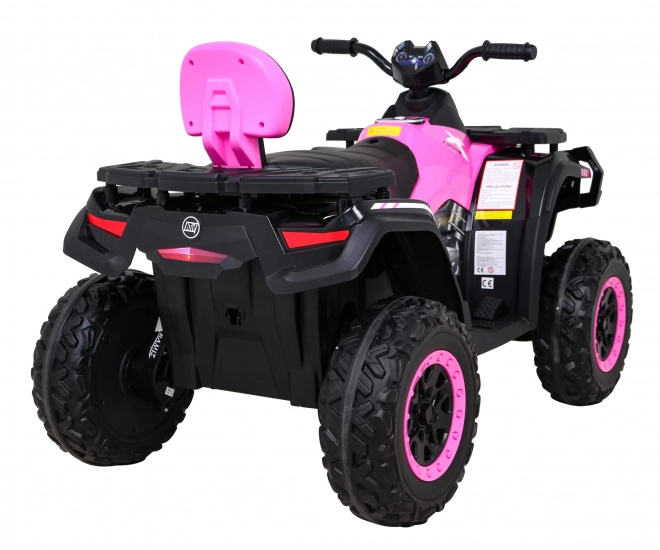 Čtyřkolka XT-Speed pro děti Růžová + 4x4 + EVA + Pomalý start + Rádio MP3 + LED dioda