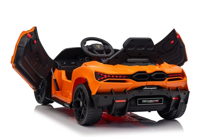 Dětské elektrické auto Lamborghini Revuelto oranžové