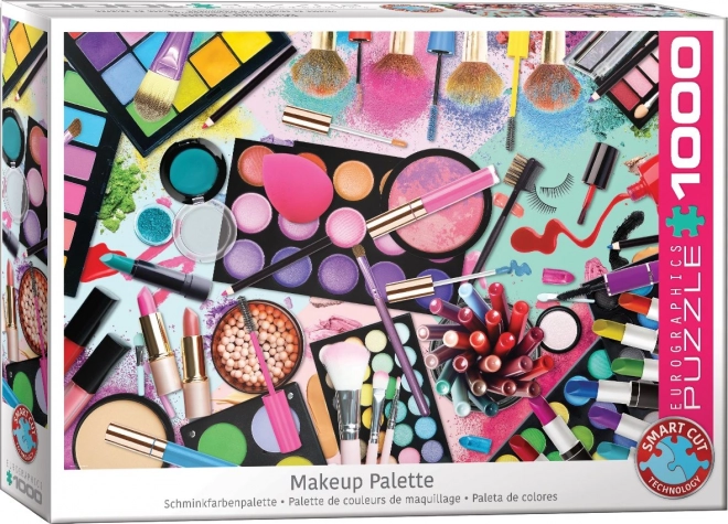 Puzzle Paleta barev: Makeup 1000 dílků