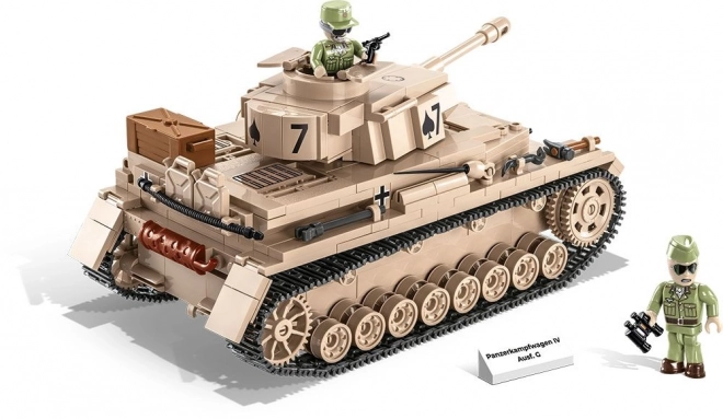 COBI 2546 II WW Panzer IV Ausf G DAK, 559 k, 2 f