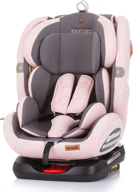 CHIPOLINO Autosedačka Journey otočná 360 Isofix 0-36 kg – Rose Water
