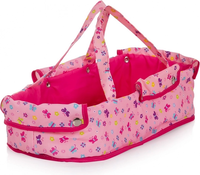 CHIPOLINO Hluboký kočárek pro panenky Dora – motýlci