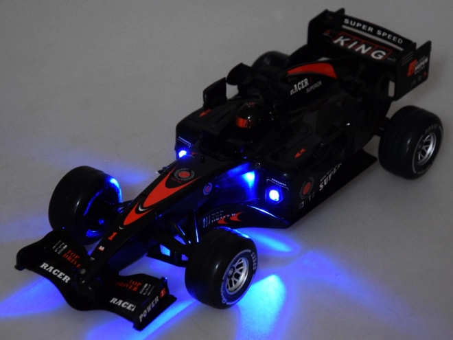 Závodní formule zvuk, světlo ZA4295 – Černá