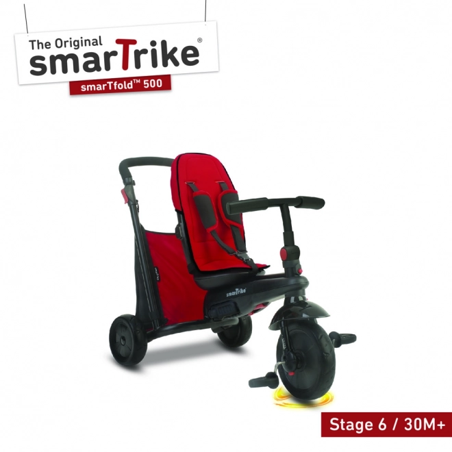 Tříkolka Smart Trike 7 v 1 Smartfold 500 červená