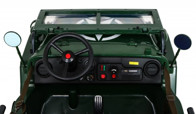 Dětský vojenský retro terénní vůz 4x4
